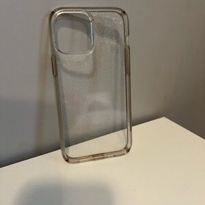 Clear thick sparkling phone case 13 pro max